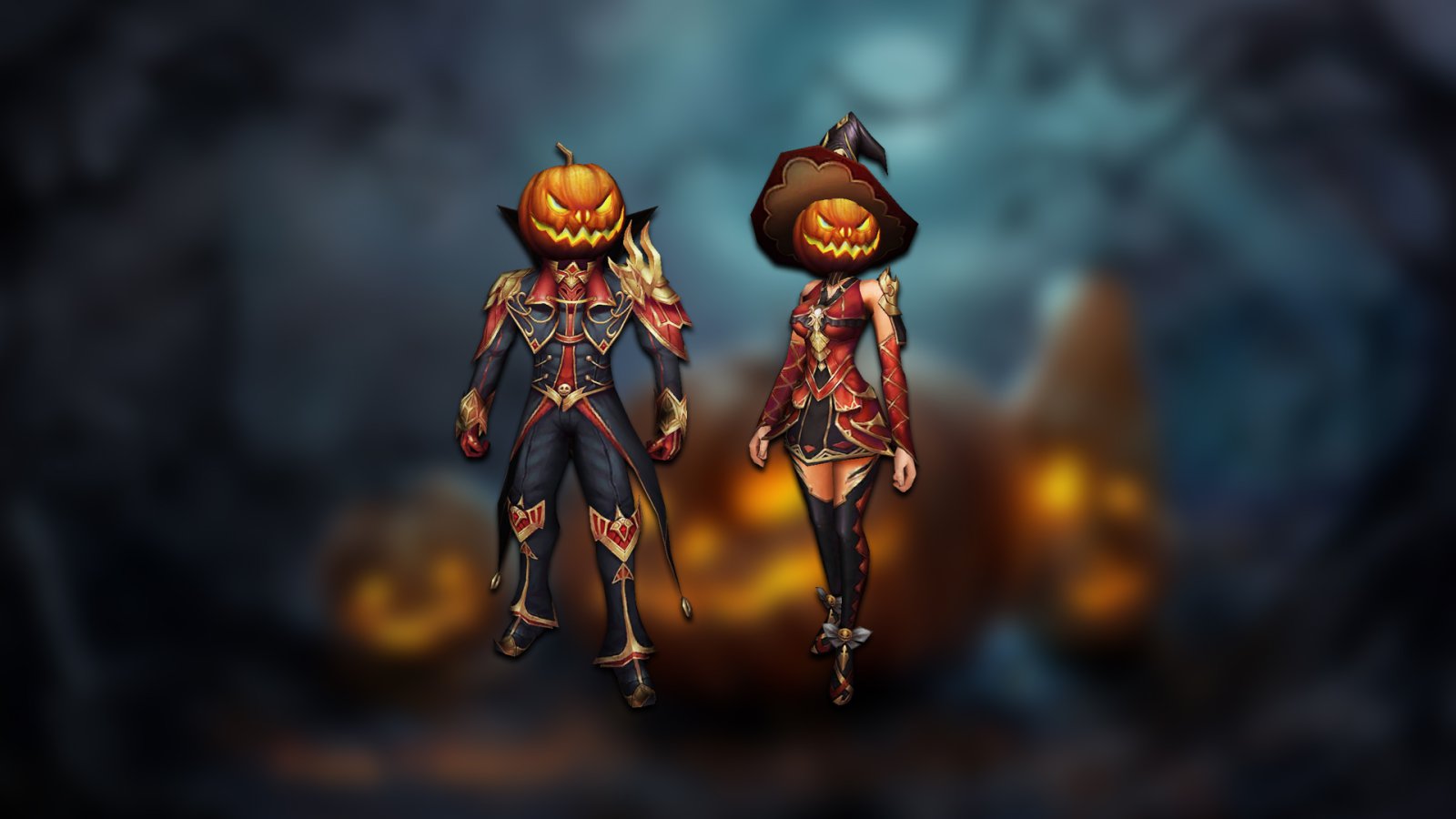 Jack-o’-lantern's costumes 1