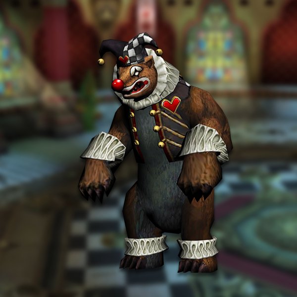 Palace bear clown