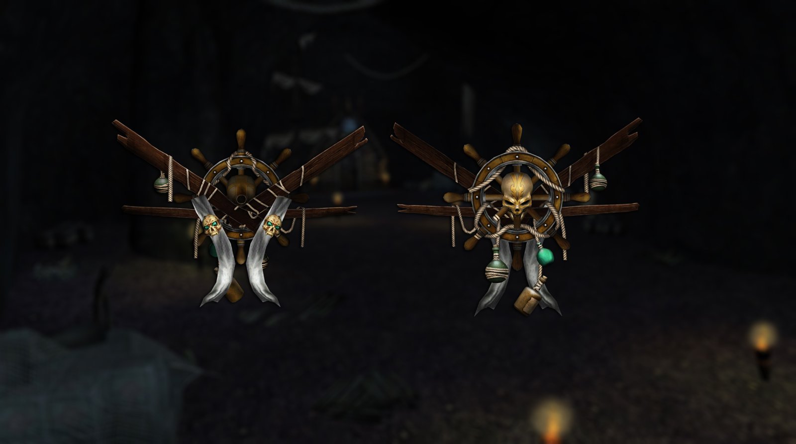 Sashes of drowned pirate