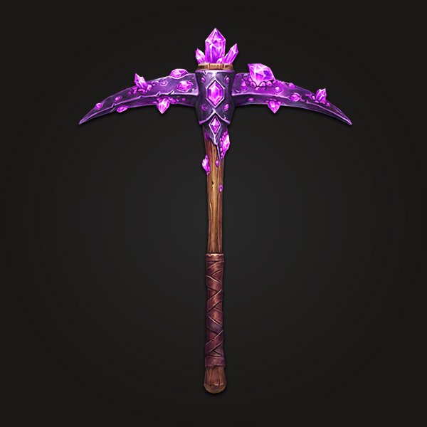 Amethyst pickaxe
