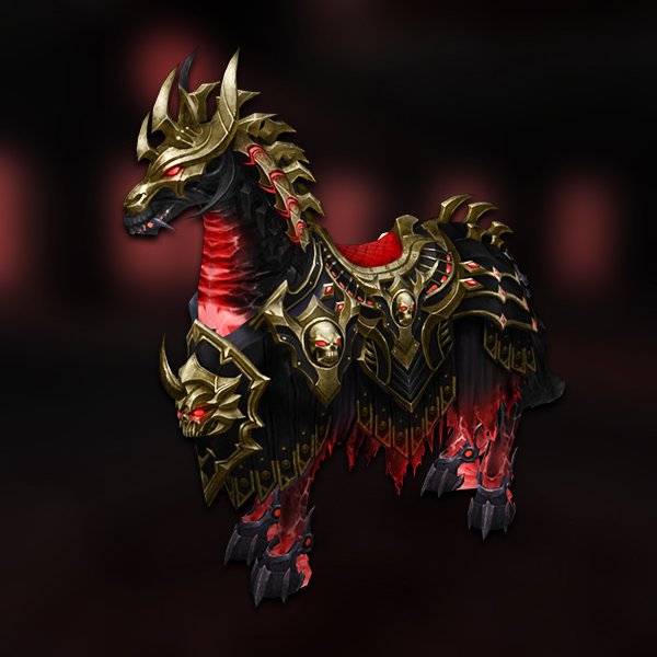 Vampire lord horse