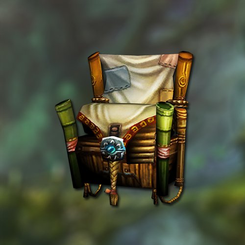 Old chinese backpack