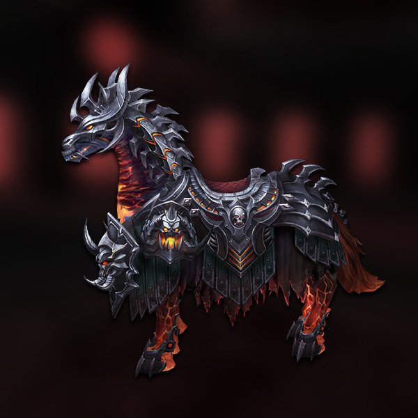 Dark halloween horse