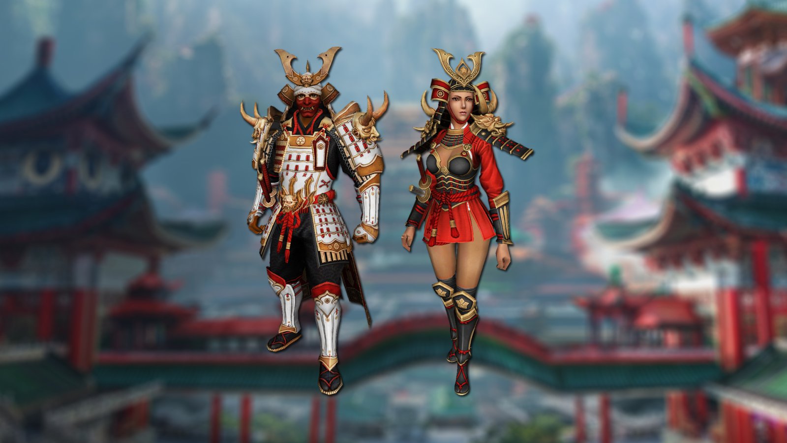 Samurai of sakura costumes 1