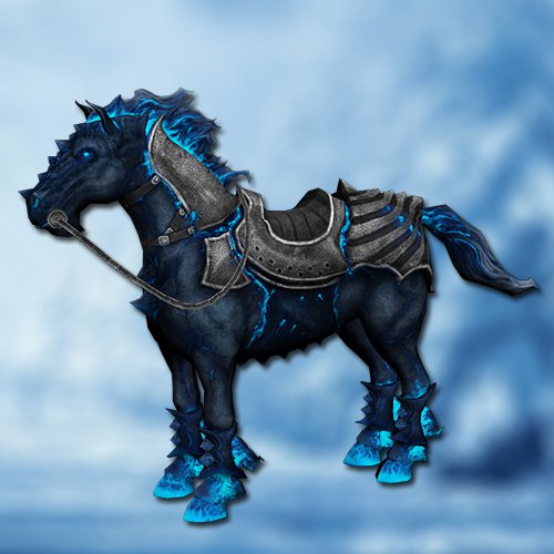 Frozen horse 1