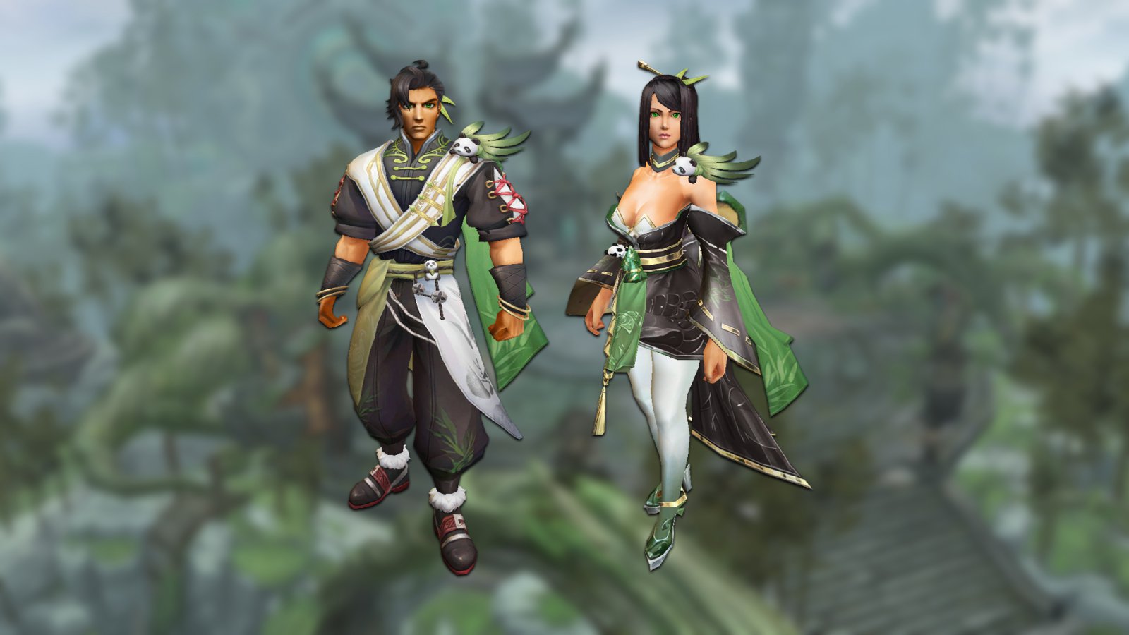 Bamboo guardian costumes 1