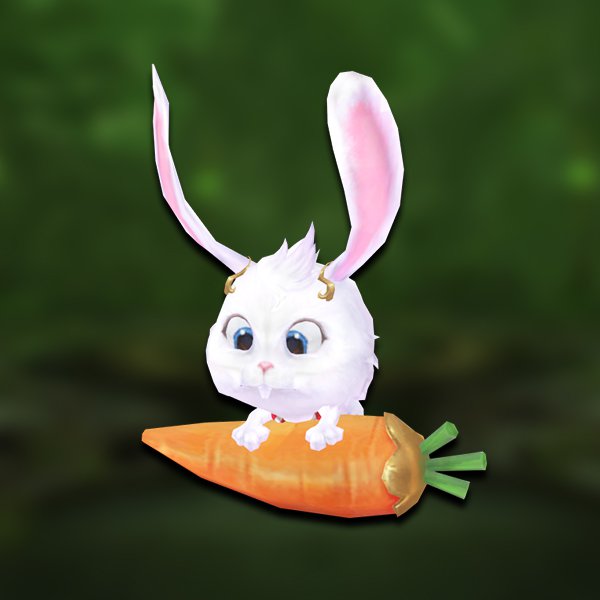 Little hungry rabbit