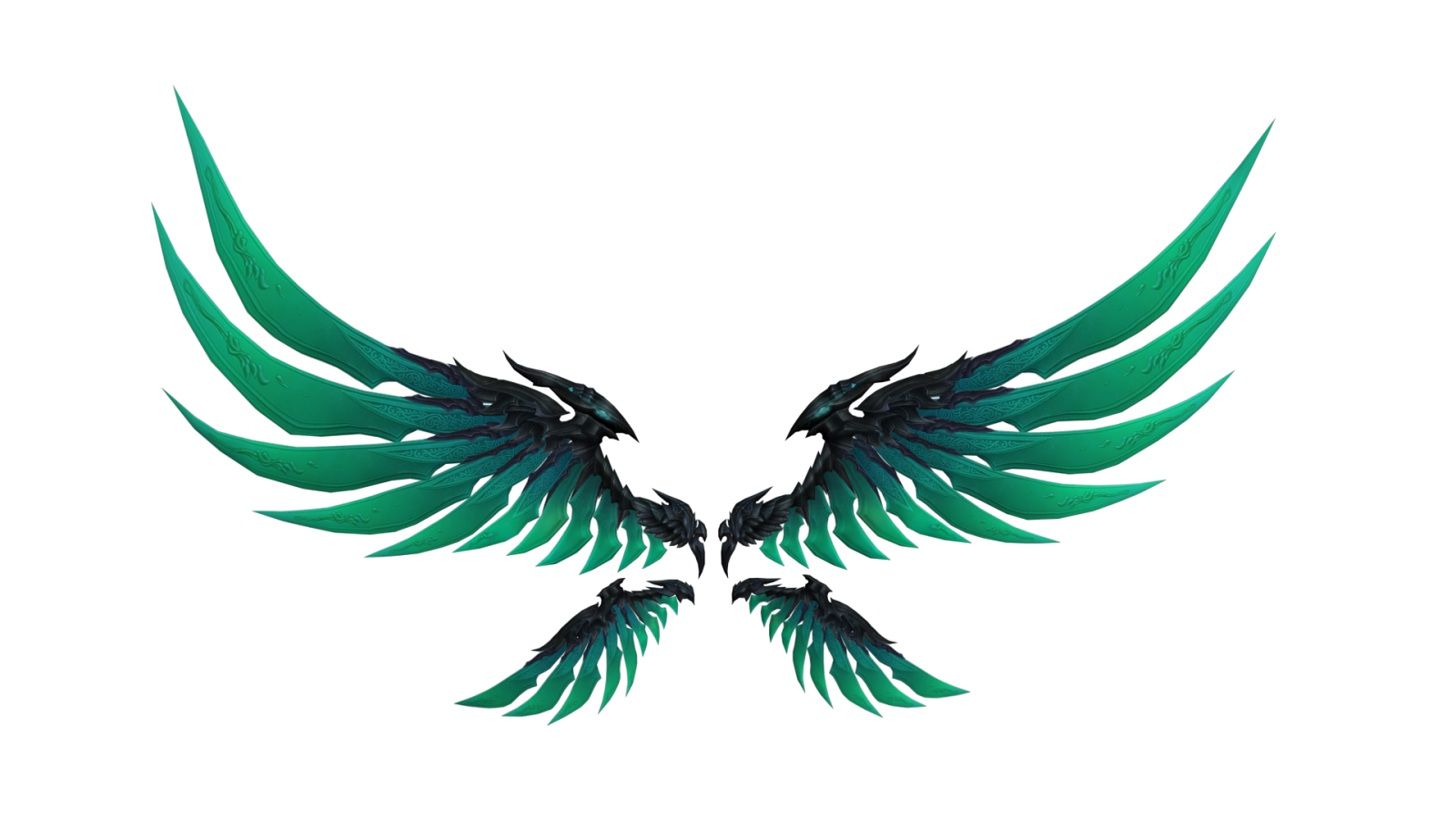 Nephrite wings