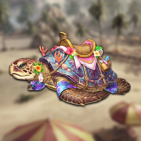 Beach party turtle
