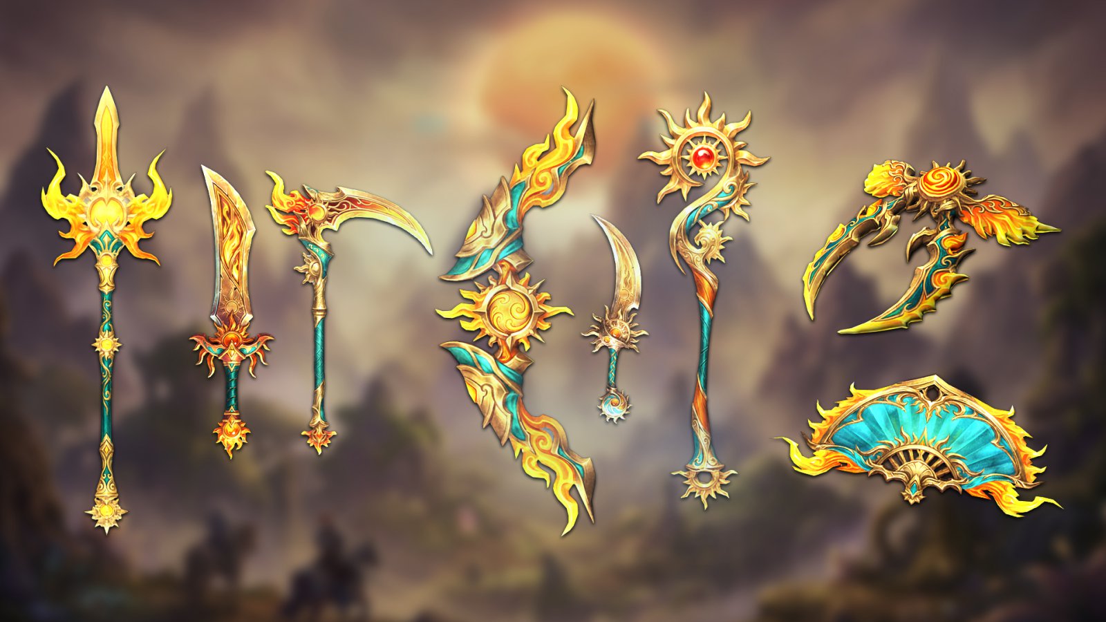 Celestial sun weapons