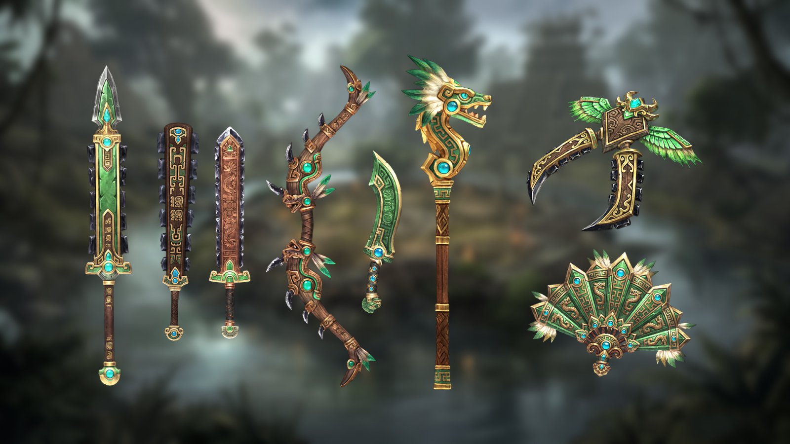 Mayan executor weapons