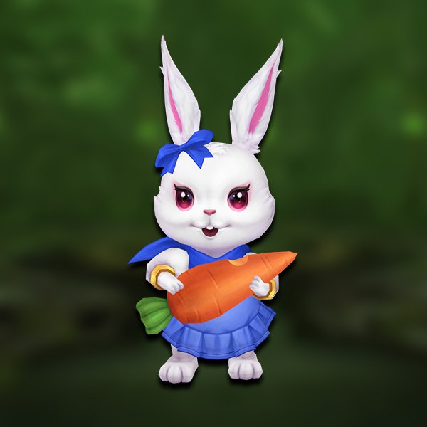 Little fluffy rabbit