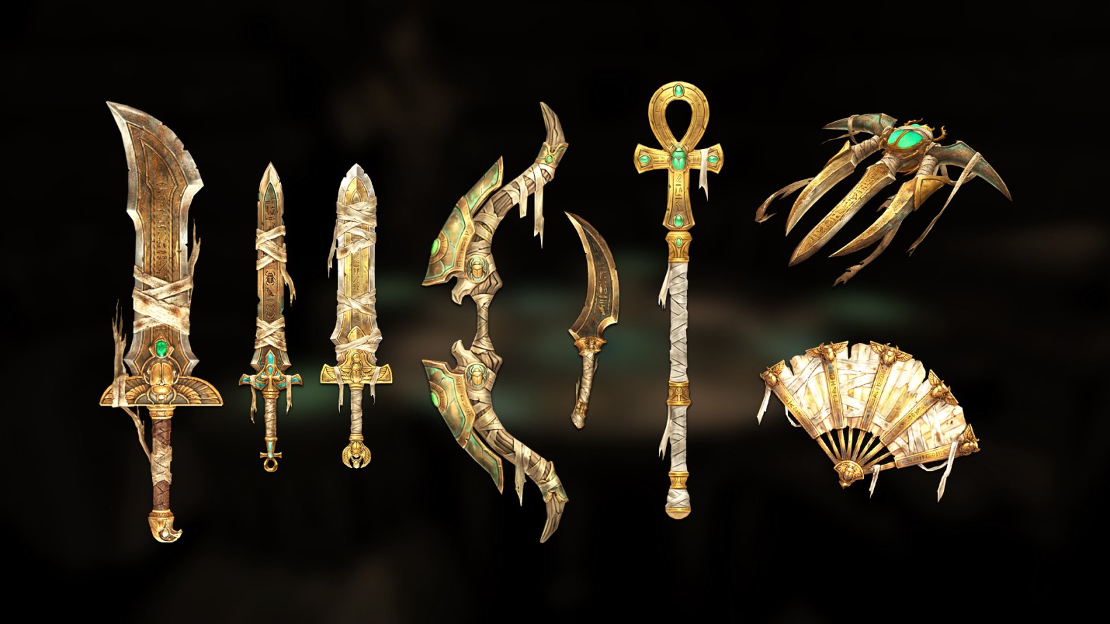 Ancient mummy weapons