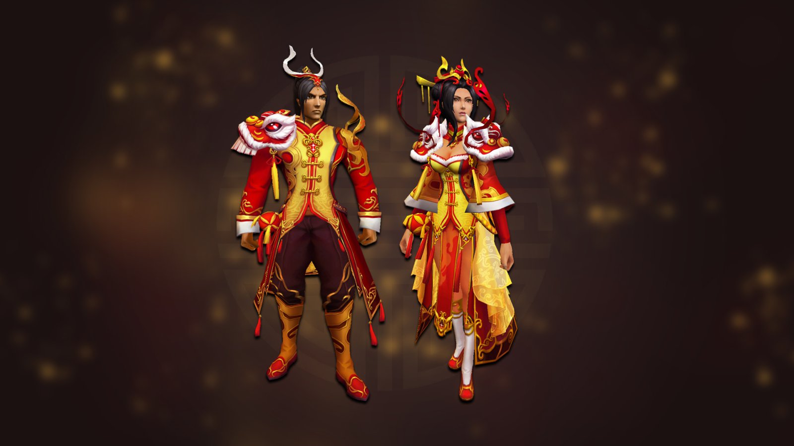 New year celebration costumes