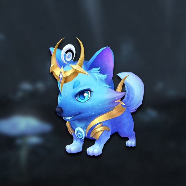 Galactic wolf pet