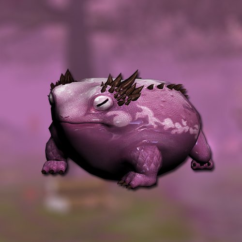 Pink toad