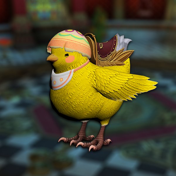 Young chicken mount
