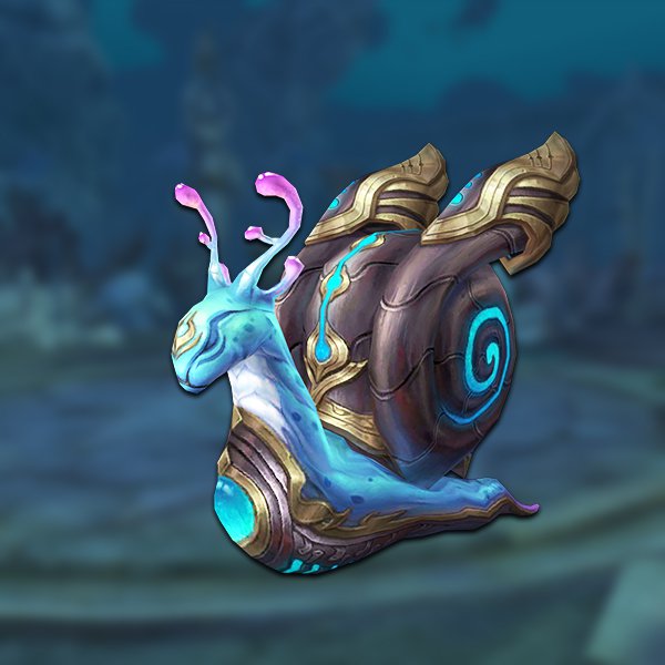 Glowing ocean snail