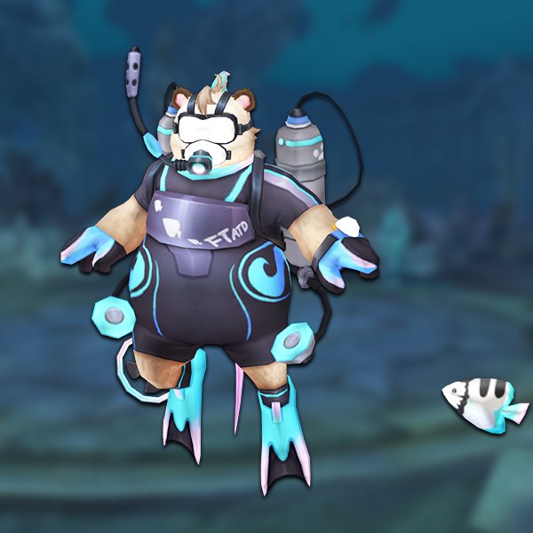 Scuba bear