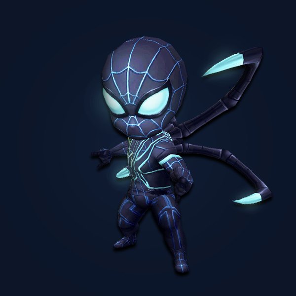 Dark spiderman pet 1