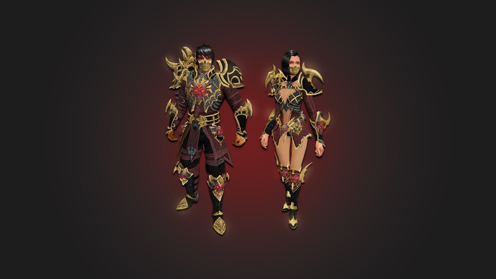 Bloody knight costume 1