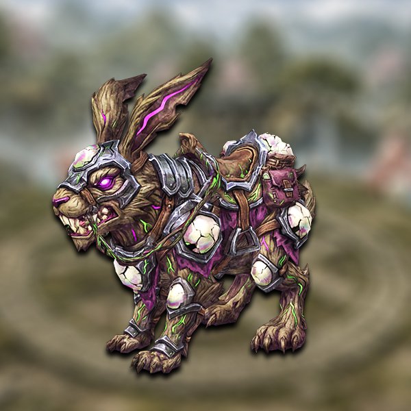 Blighted hare mount