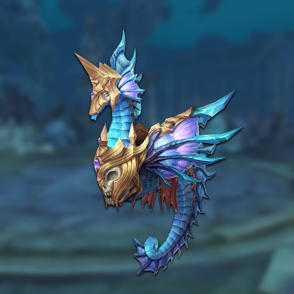Skulldive seahorse