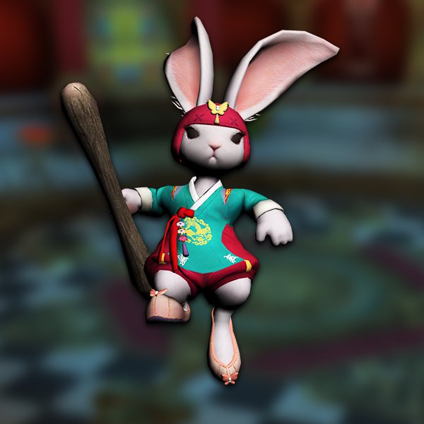 Festive rabbit