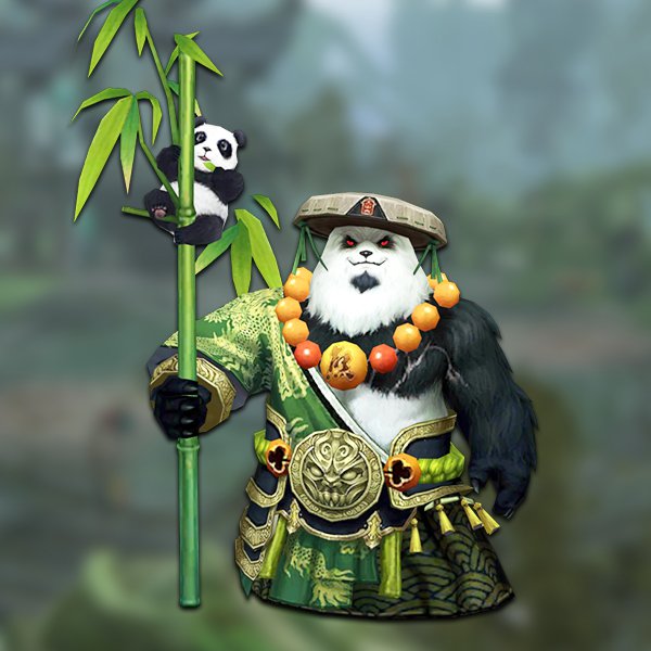Cursed panda mage