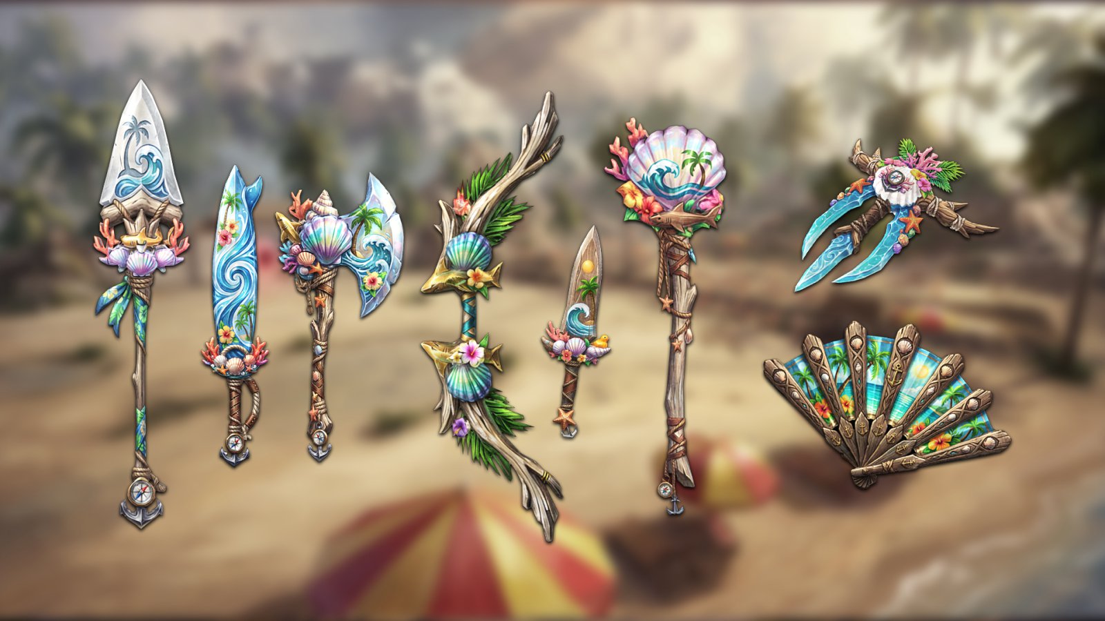 Beach party weapons