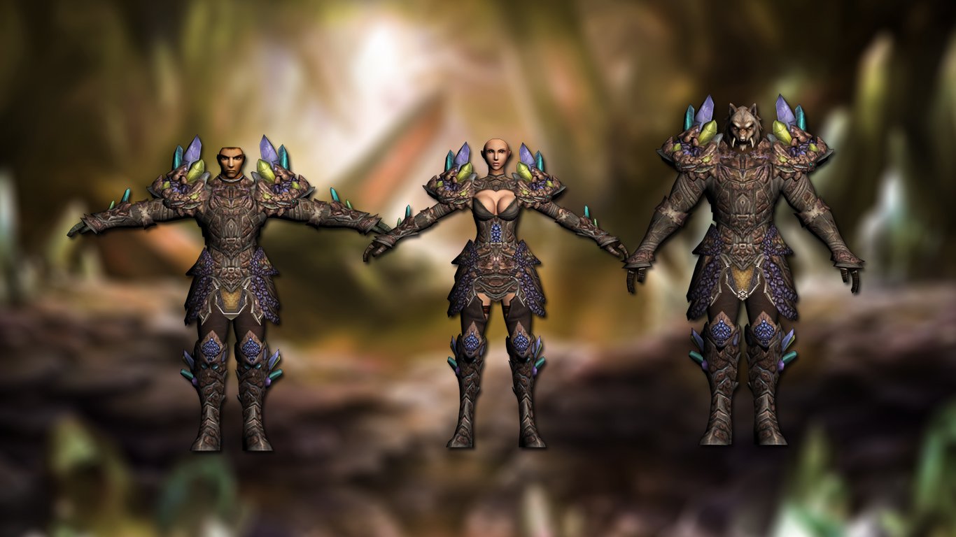 Crystal mine armors