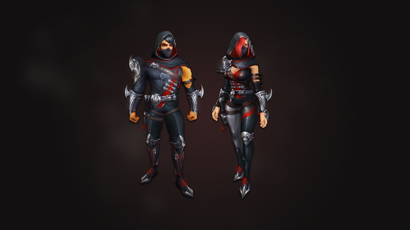 Shadow rabbit costumes