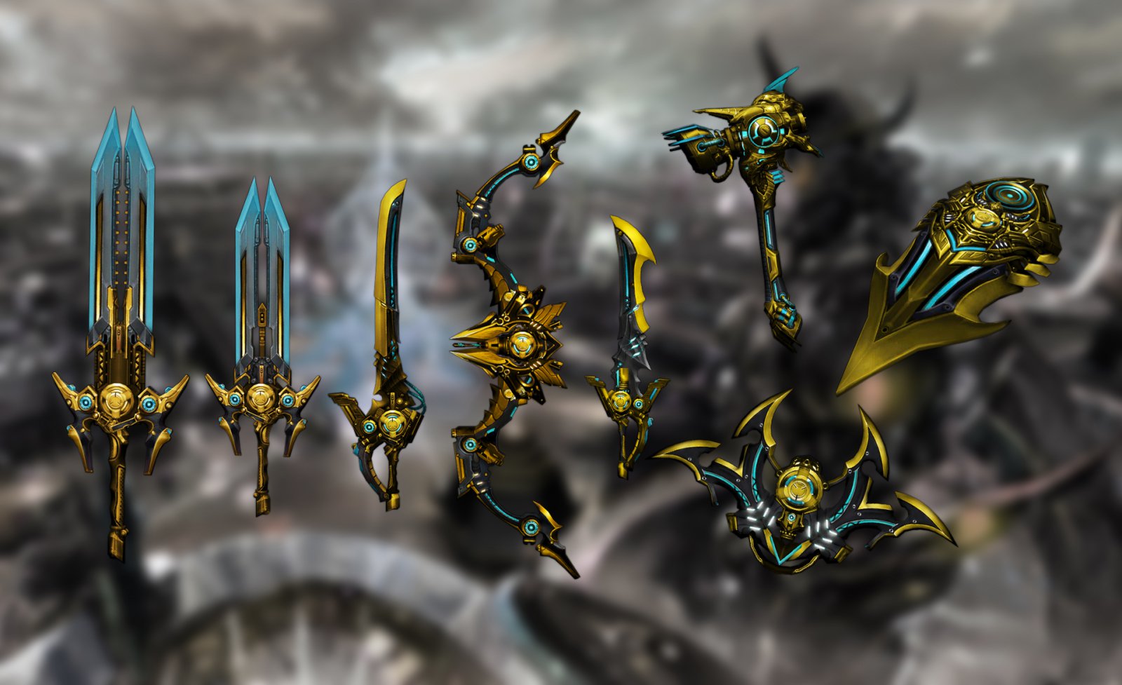 Gold android weapons 1