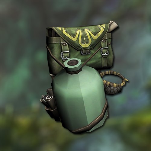 Fisher's backpack