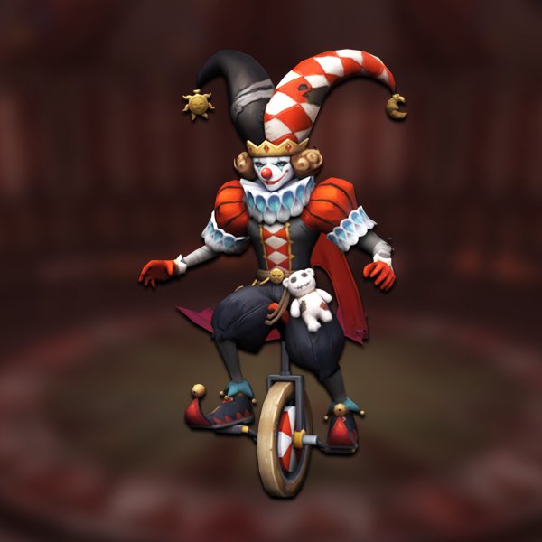 Cycling clown