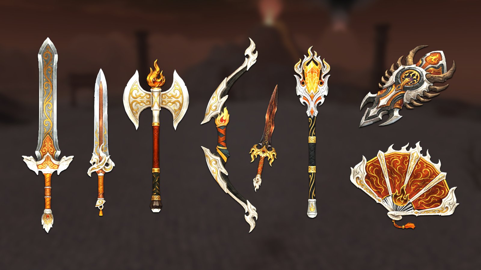 Flame king weapons